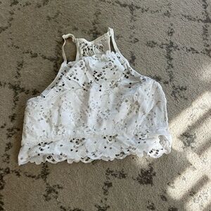 Aerie White Lace Bralette